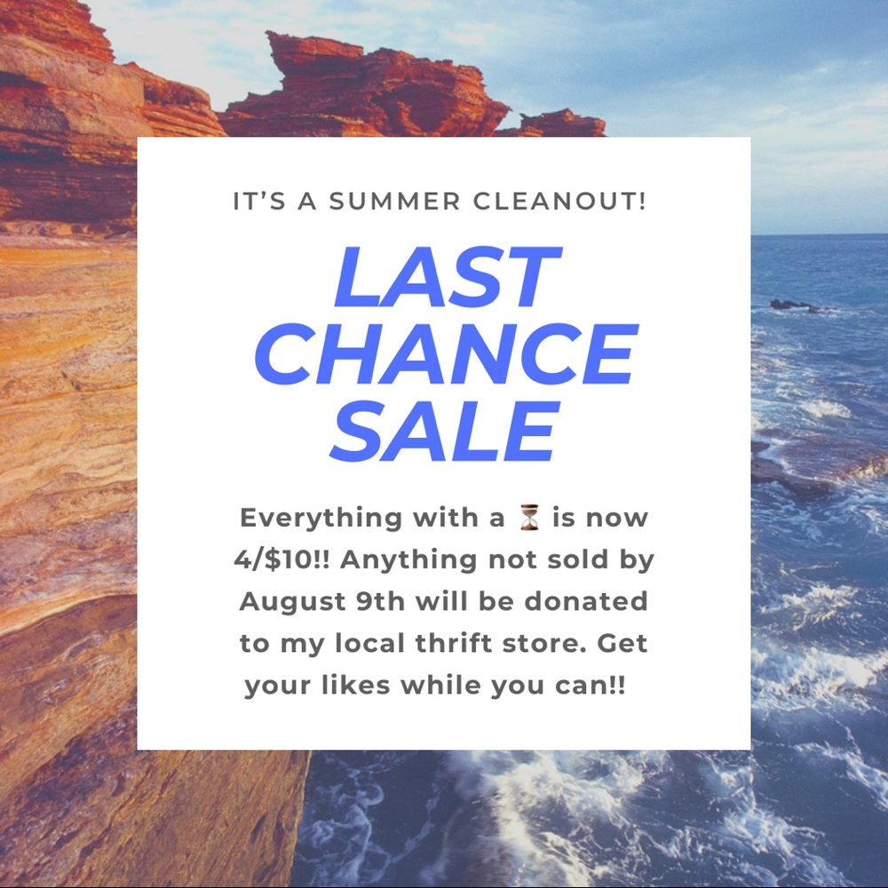 EXTENDED!! Last chance sale!! ⏳⏳